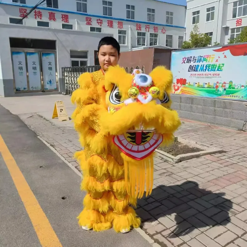 

Single Child Lion Dance Lion Head Prop Foshan Lion Dance Performance Costume Performance Costume