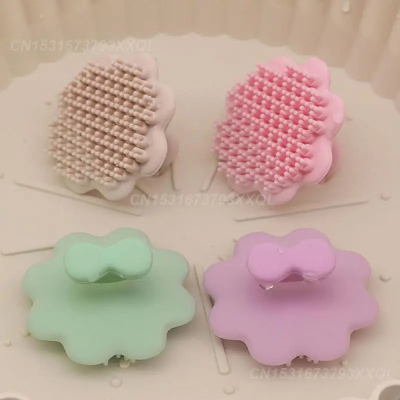 1/2/3PCS Silicone Face Brush Easy To Clean Compact And Mini Useful Wear-resistant Face Washing Tools Face Brush