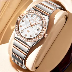 New Arrival Women's High-end Waterproof Night Light Cross-border Lady Genuine Quartz Watch