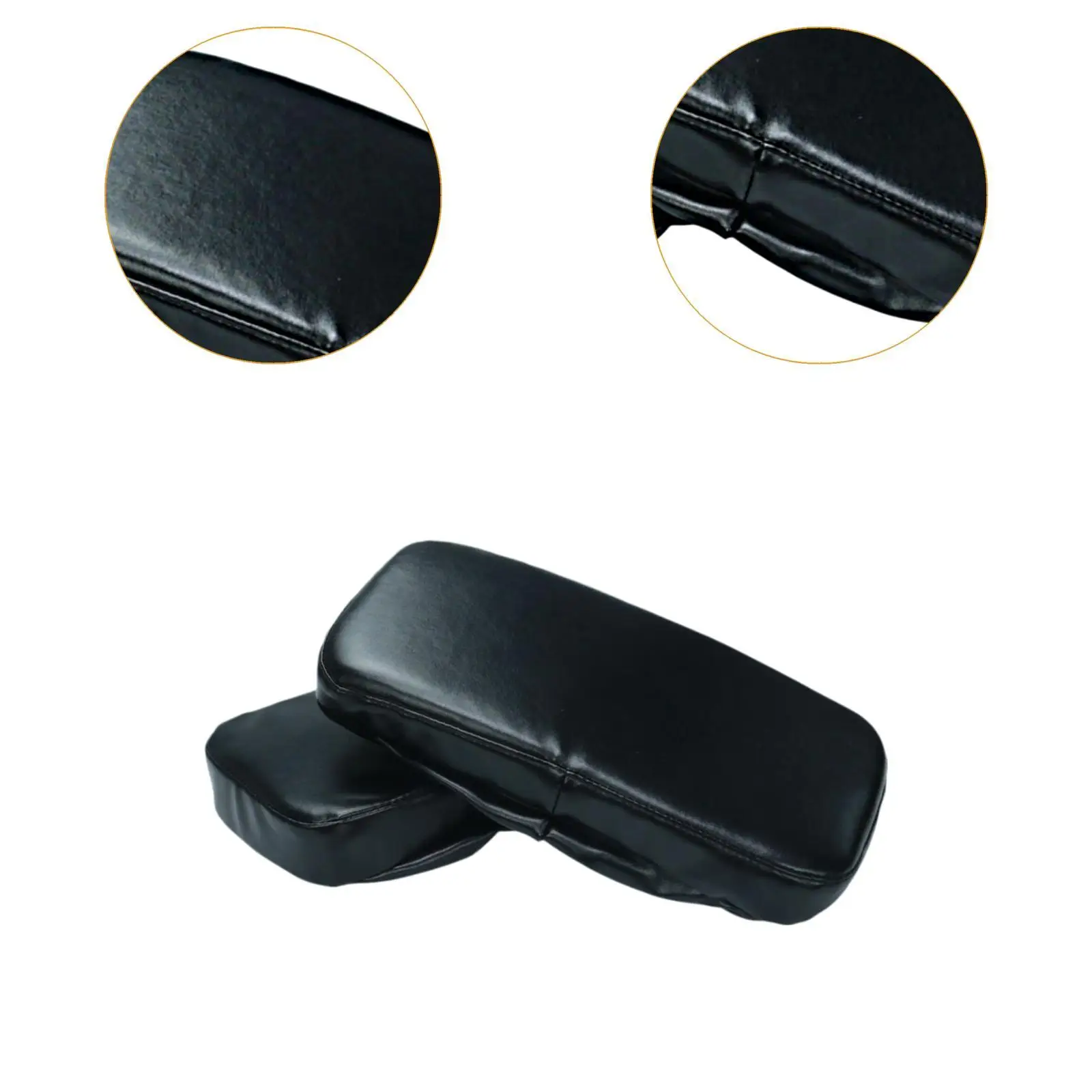 2 Pieces Office Chair Replacement Arm Rest Soft with Mounting Hole Universal