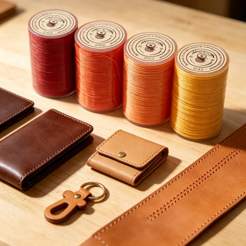 0.45mm Round Waxed Thread Polyester Wax Cord For Leather Sewing Hand Stitching Bookbinding Shoe Repair DIY Leather Craft