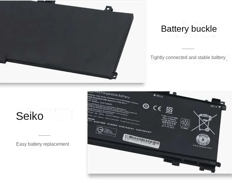 Suitable for HP Shadow Elf Shadow Elf 2 II Generation TPN-Q173 TE03XL Laptop Battery  5150mAh 11.55V Laptop Parts & Accessories