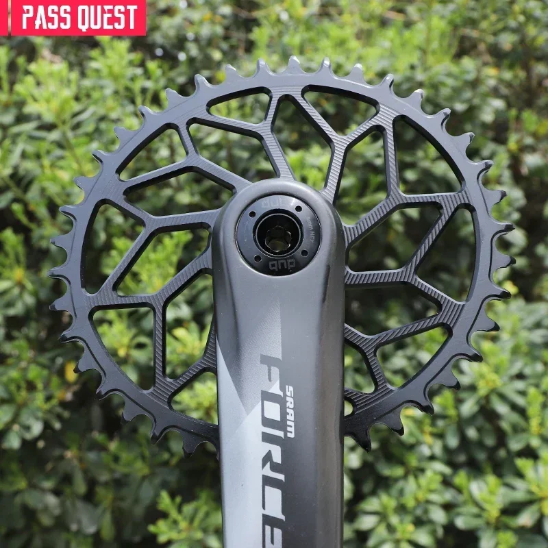 PASS QUEST 8-Bolt Direct Mount Narrow Wide Chainring Force RED XO XX SL 3mm Offset Gravel Road Bike AXS OVAL 28T- 44T