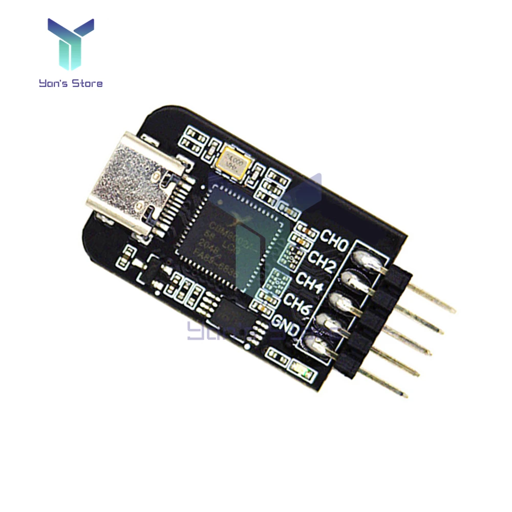 Imagem -04 - Mini Analisador Lógico de Interface tipo c Canais Ferramenta de Depuração Fpga Arm Mcu Amostragem 1624mhz Suporta Windows e Mac