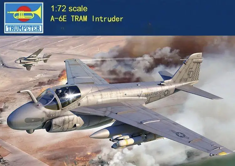 

Комплект модели самолета Trumpeter 01642 1/72 A-6E TRAM Intrumer