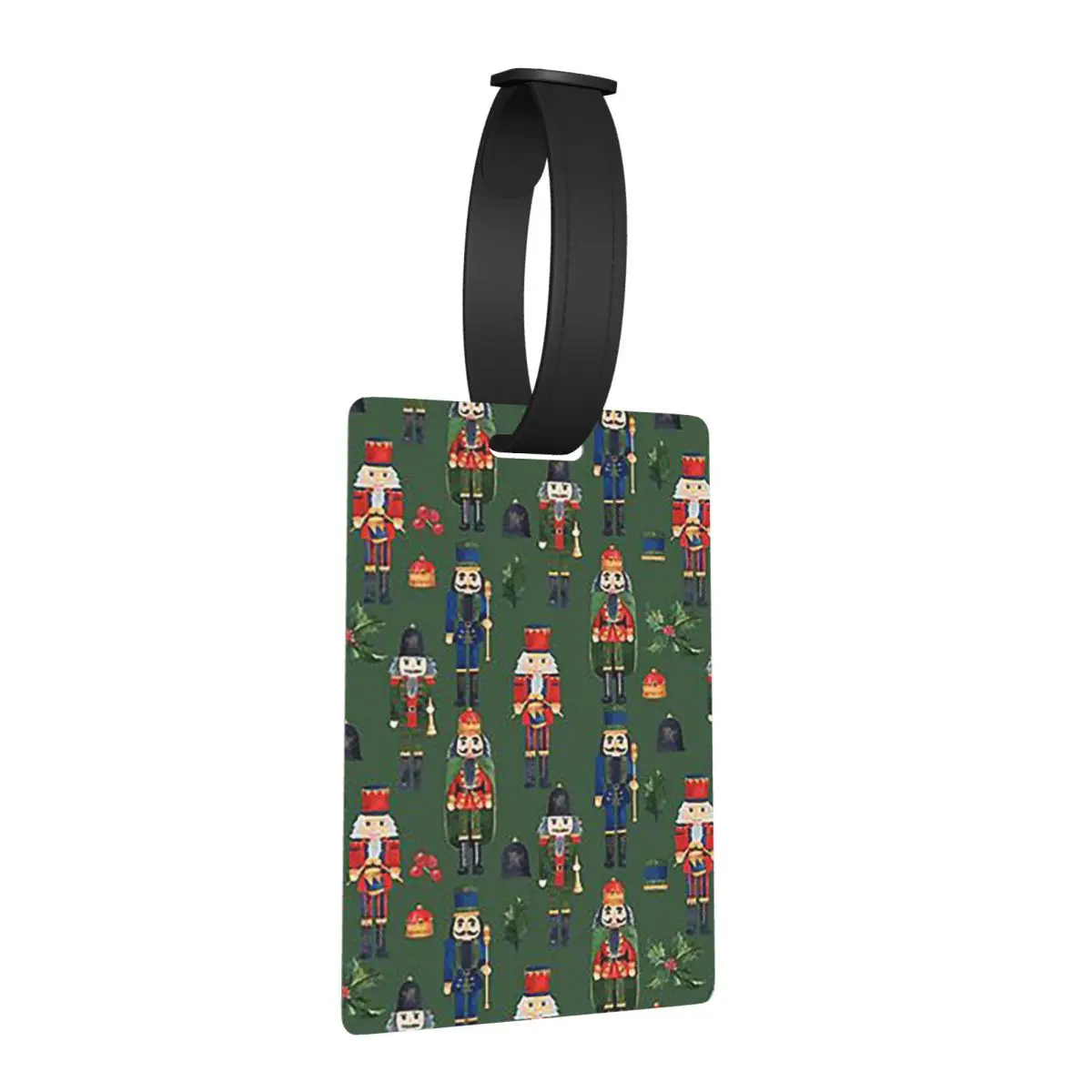 

Рождественские бирки для багажа с изображением Щелкунчиков, звезд, балерин и скрипок, аксессуары для чемоданов, держатели для идентификационных бирок и именных этикеток для путешествий