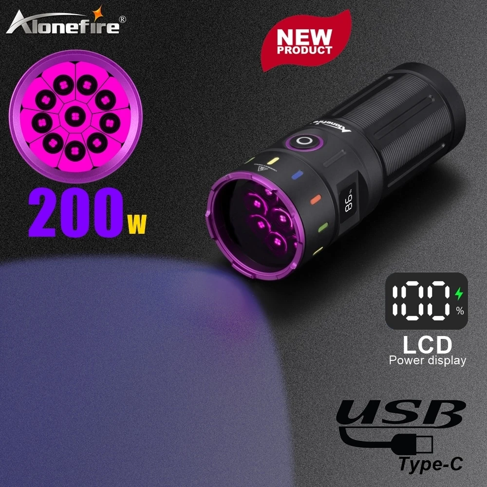 yZ[z200 bg 365nm LED UV d͂ȃubNCgg[` USB [dL᝔AT\}l[Ov