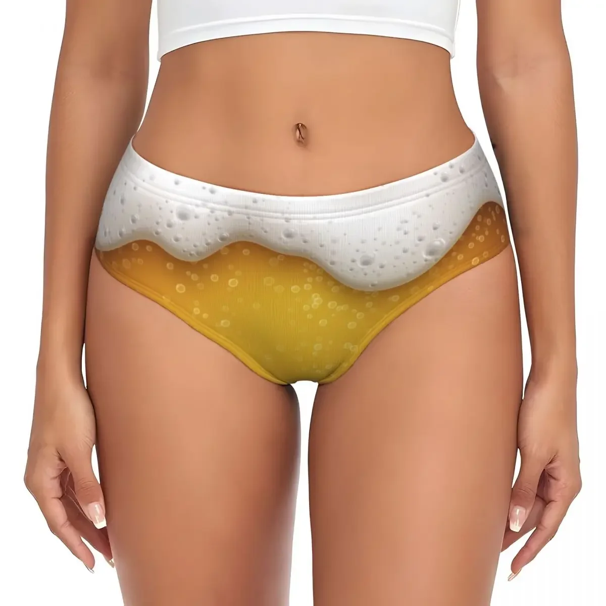 

Custom Women's Beer Beer Foam Panties Underwear Female Soft Briefs Underpants