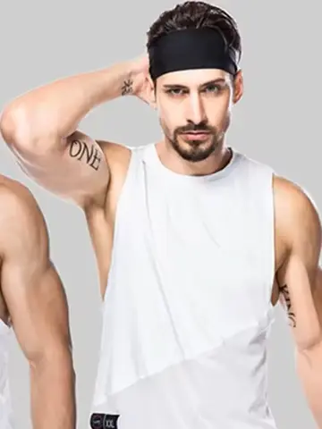 Elastic Sports Headbands Sweat Absorption Headdress Quick Dry Workout Headband Anti-slip Breathable Sweatbands for Yoga Running