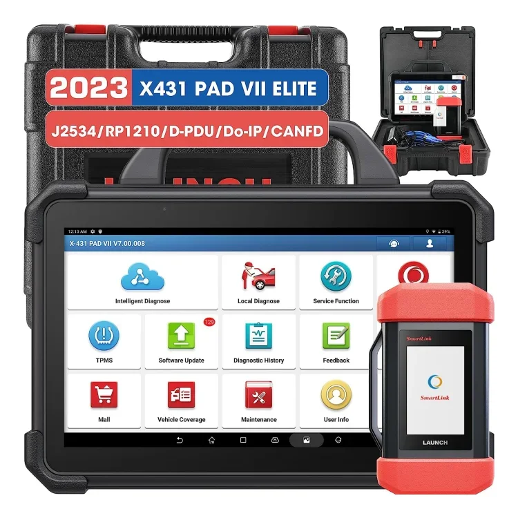 Pad Vii Elite X-431  7 Programmer European Cars Obd2 Diagnostics and Cording Automotive Tester Diagnostic Tool