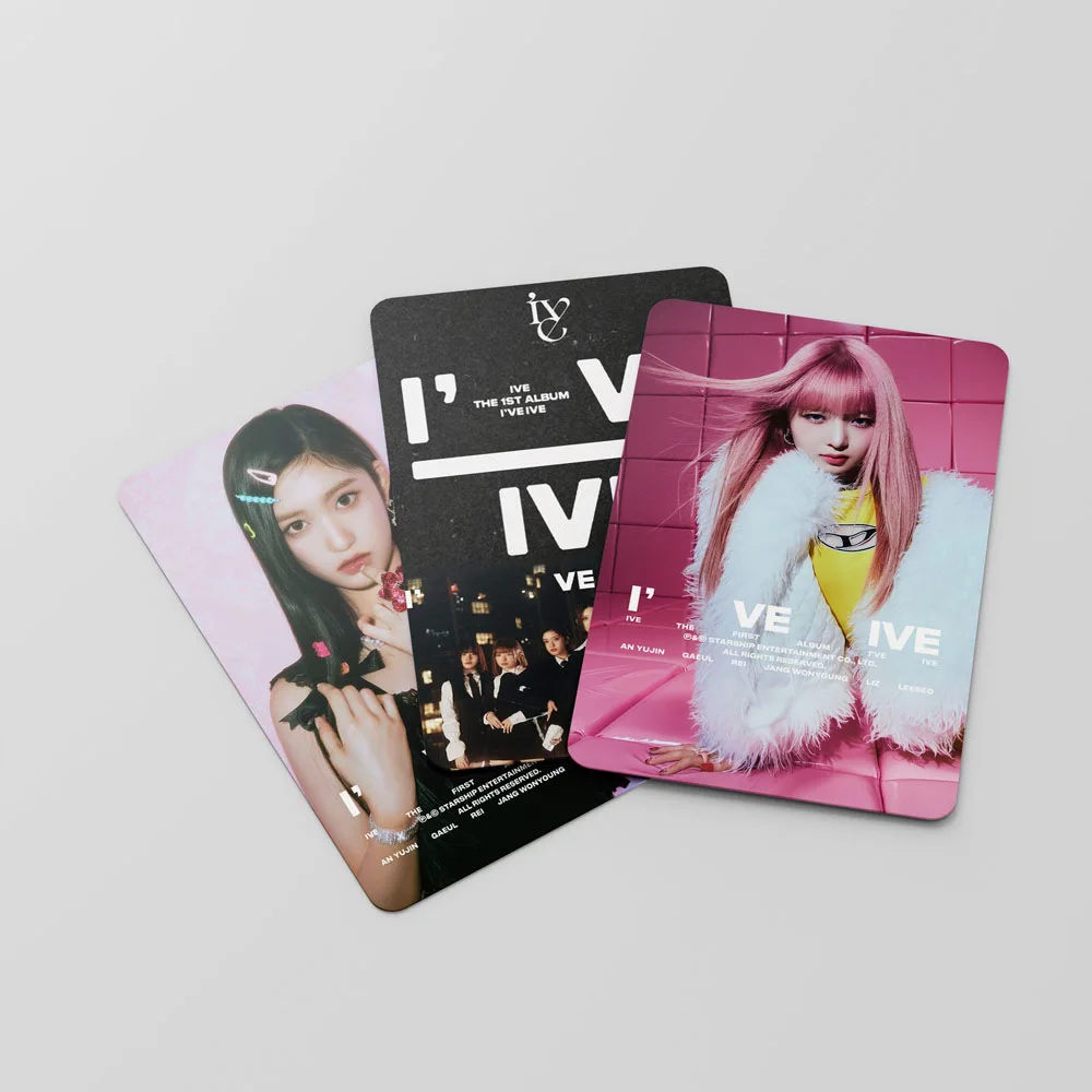 54pcs Kpop IVE Lomo Cards High quality Print Photocard Postcard Fashion Fans Gift