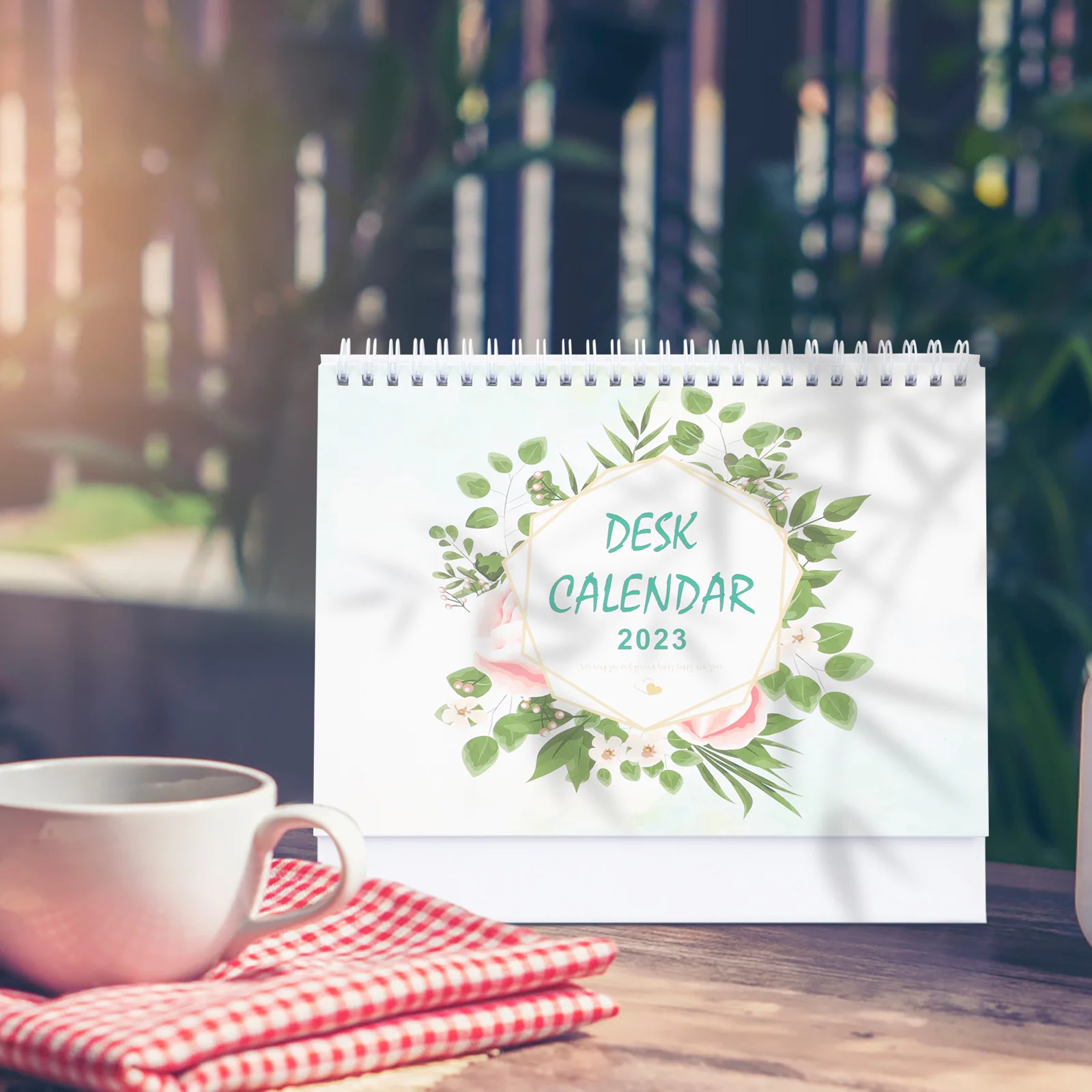 

2023 Desk Calendar Plans Recording Monthly Tabletop Turn Page nament Academic Planner Smooth Classic Sturdy Home School