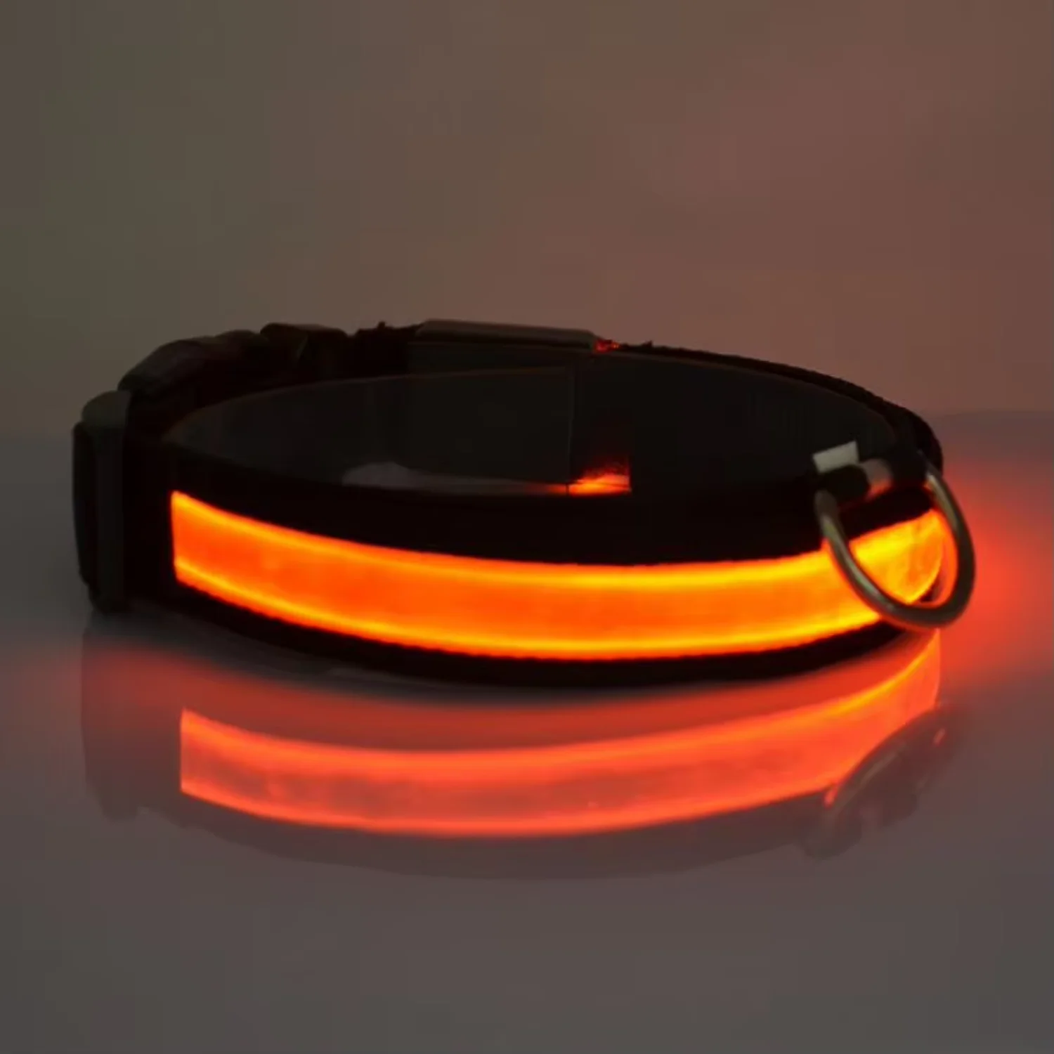 

Waterproof Light Reflective Pet Adjustable Usb Type-C Recharge Luxury Led Luminous Collar For Dog