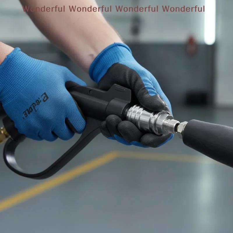 M14 G1/4 Self Locking Quick Connector Kink Free To Hose Car Cleaning Accessories For High Pressure Washer Snow Foam Lance