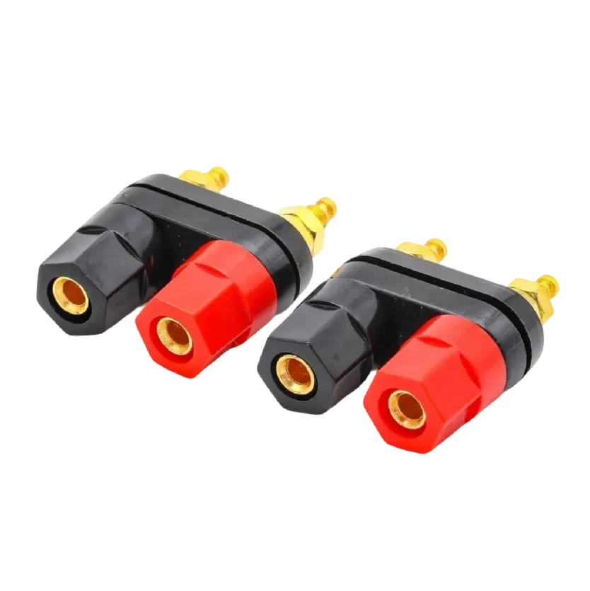 Power Supply Binding Post 4mm Banana Socket Dual Female Terminal for Speaker Amplifier Connector