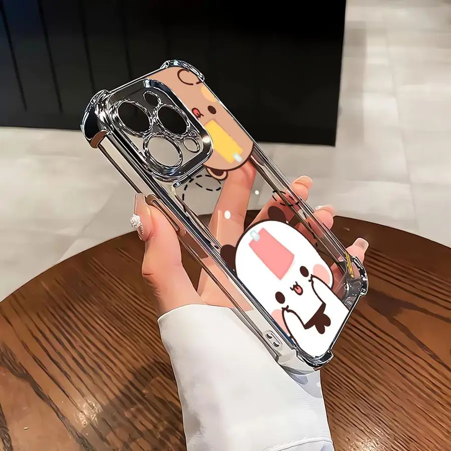 Cartoon Cute Bubu Yier Case for iPhone 11 13 16 Pro Max 12 15 Plus 14 Phone Cover