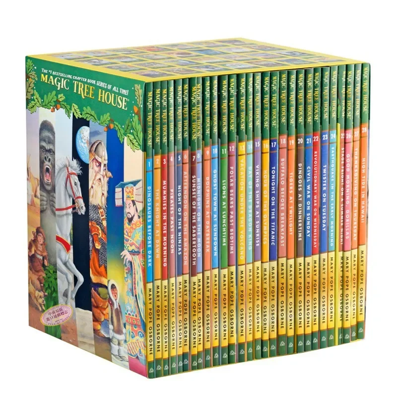 

28 Books/Set Magic Tree House 1-28 English Reading Books Children's English Chapter Bridge Book