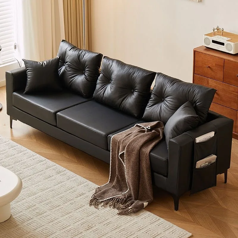 Sofa small apartment double triple sitting area reception living room sofa
