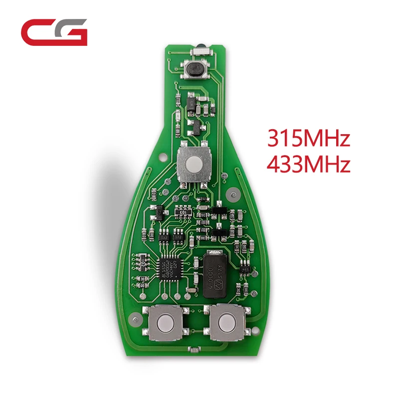 CG MB BE KEY Support For Mercedes Till FBS3 315MHZ/433MHZ mart Key Shell 3/4 Button For CGDI MB PROG