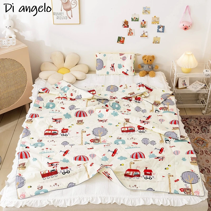 Summer Quilt Cotton 1PC 120*150 150*200 Home Textiles Suitable for Children Kids Adult Blanket Comforter Free Shipping #s