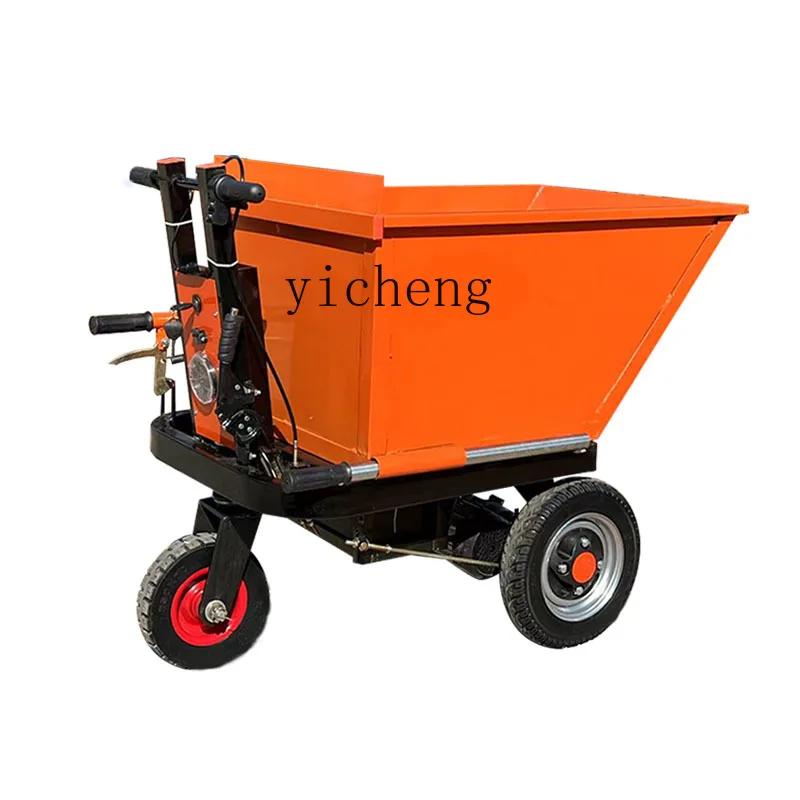 

ZF electric trolley construction site dump truck stainless steel dump truck pulling mortar