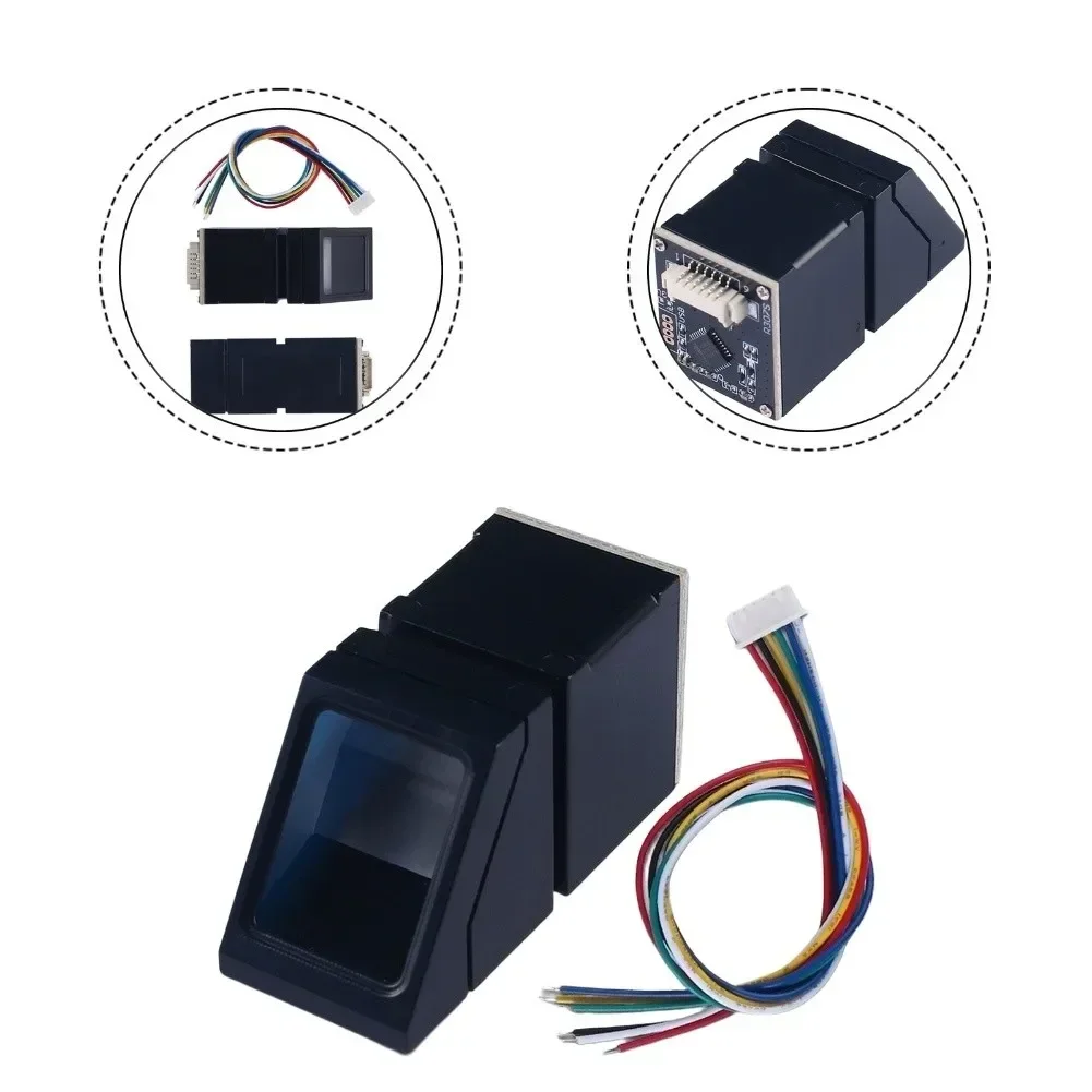 R307S Optical Fingerprint Sensor Module with Fast Recognition under 1 Second Touch Trigger Signal and Support RS232 USB2.0