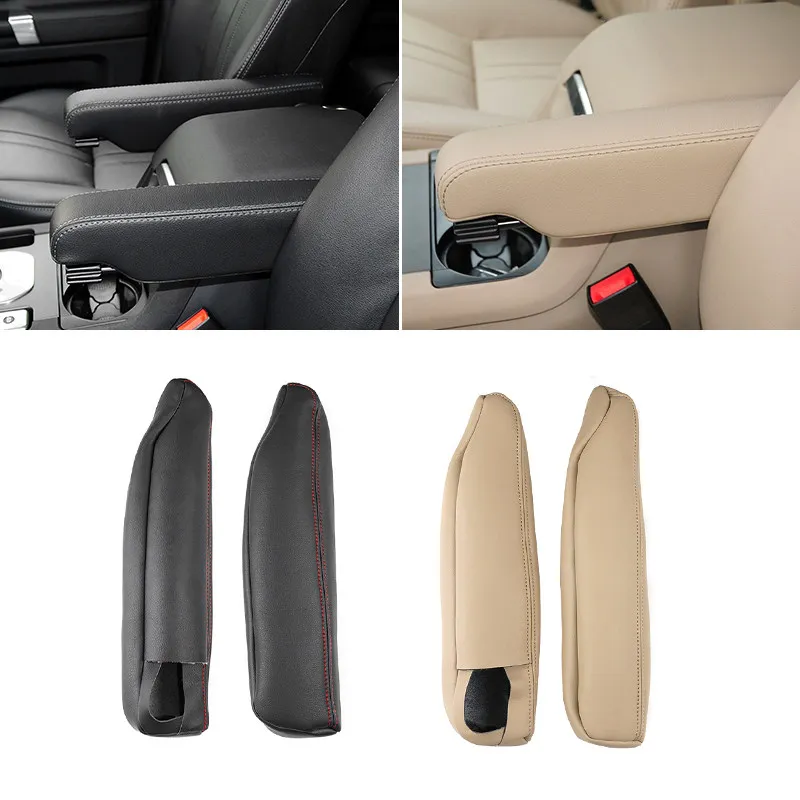 For Land Rover Discovery 3 4 2004-2016 Range Rover Sport 2005-2013 Microfiber Leather Car Side Seat Armrest Handle Cover Trim