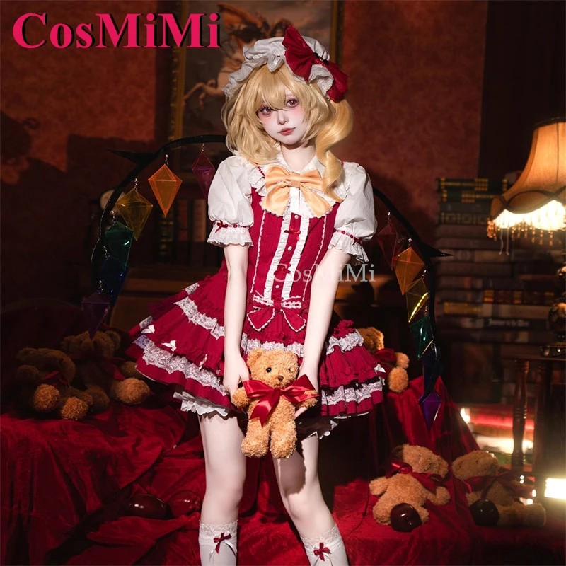 

CosMiMi Game Touhou Project Flandre Scarlet Cosplay Costumes Gorgeous Sweet Formal Dress Carnival Party Role Play Clothing S-XL