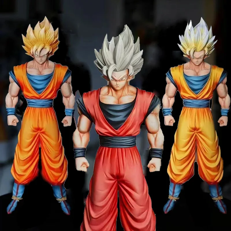 

31.5cm/12.4inch Dragon Ball Z Sjj1 Ssj2 Goku Figure Son Goku Super Saiyan Action Figures Pvc Statue Collection Model Toys Gifts