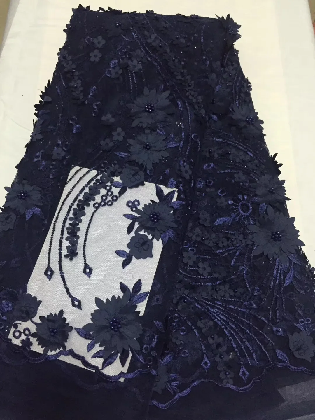 

African Lace Fabric 2018 Embroidered Nigerian Laces Fabric Bridal High Quality French Tulle Lace Fabric for Women CD1822