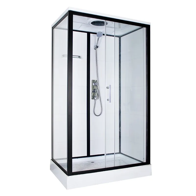 

shower room glass translation bathroom partition sliding door bathroom dry and wet separation bath screen