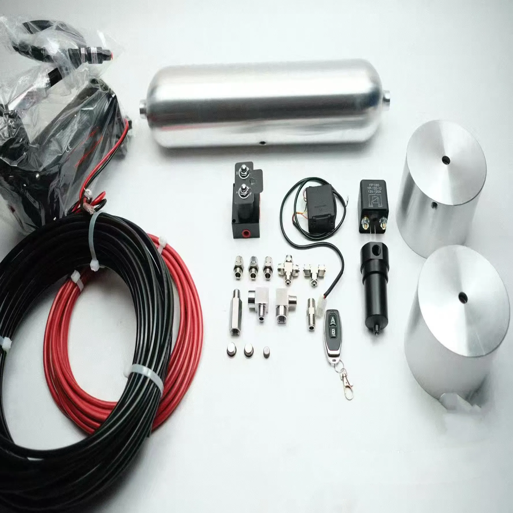 For Air Suspension Kit/Air Spring/Air Pillar Air Cup Full System Kit For BMW Air Management Fuel Tank