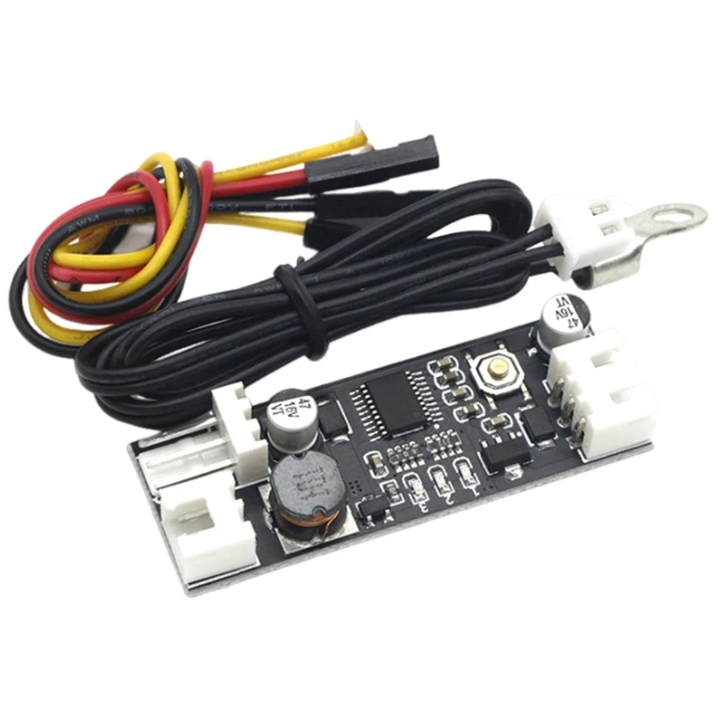 DC12V PWM Speed Controller Fan Speed Governor 2-3 Wire Computer Temperature Control Switches for PC CPU Coolers Fan Alar