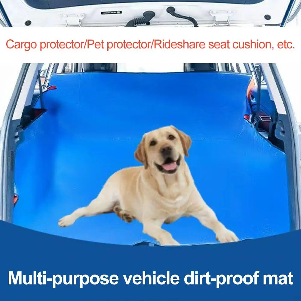 Car Dirt-proof Mat SUV Cargo Liner Waterproof Anti-Dirty Pet Cargo Liner Protector Cover Pad Universal For Cargo Transporta Z8L4