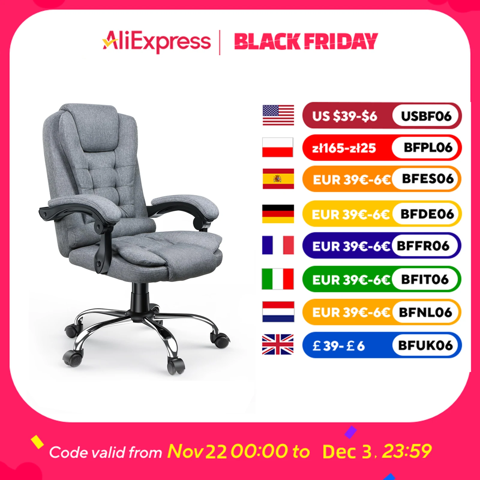 Silla de oficina ejecutiva con respaldo alto, sillón ergonómico reclinable para ordenador, cuero PU para juegos, trabajo en casa y oficina