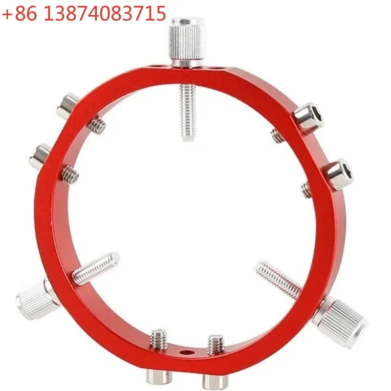 2pcs  90mm three-point fixed ring astronomical telescope photography accessories red/black XY250201
