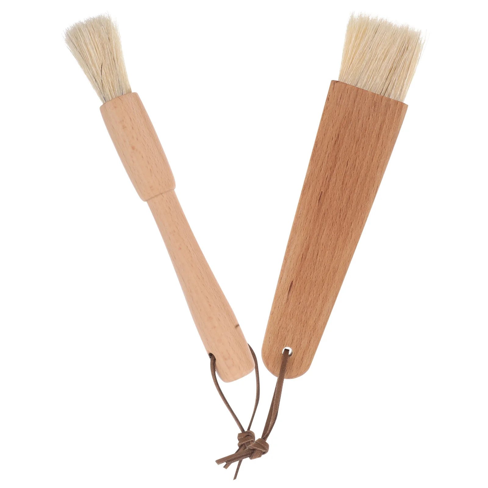 

2 шт. набор кистей для барбекю с деревянной ручкой, противня, соус для гриля, масло, торт, кондитерское масло, кисти для приготовления пищи, термостойкие, прочные, легкие