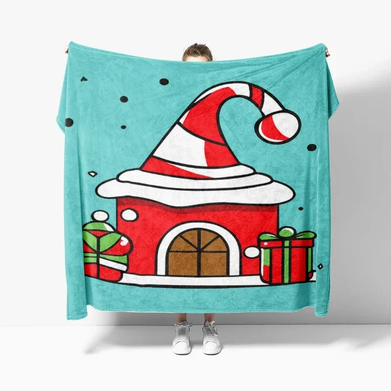 

Украшение дома плюшевое одеяло для дивана покрывало кровать пушистые мягкие одеяла декор плед современный morandi зима с Рождеством