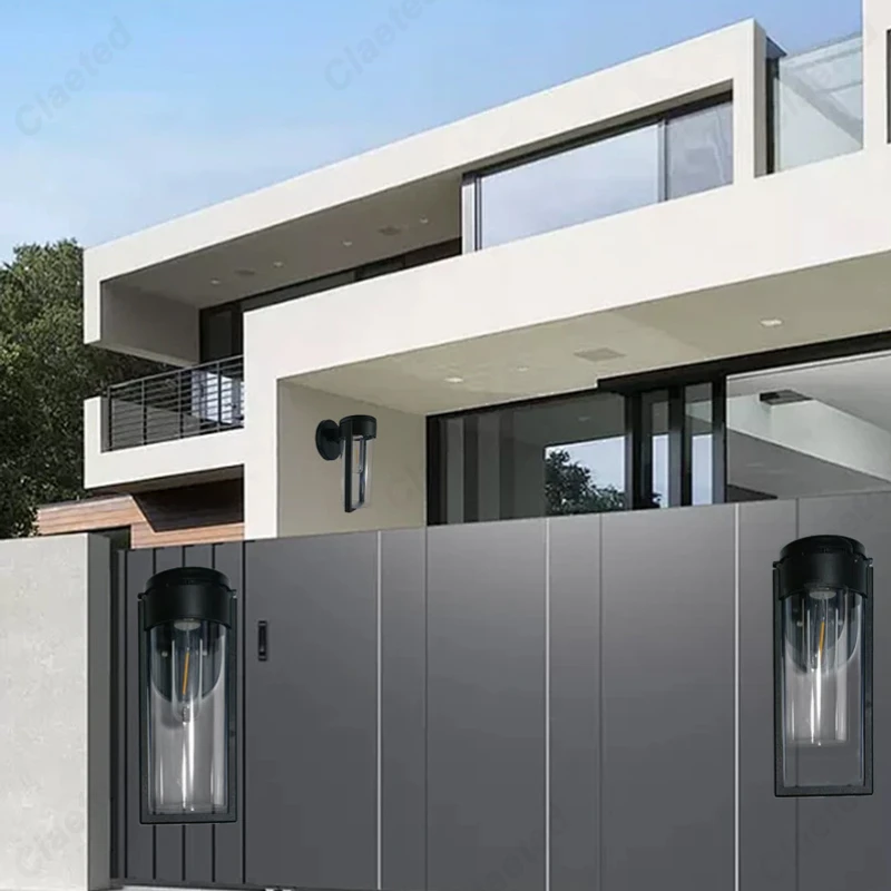 جديد الشمسية التنغستن الجدار مصباح للخارجية فناء فيلا حديقة الديكور جو تركيبات الإضاءة
