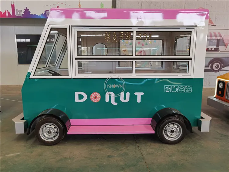 OEM Snelle mobiele elektrische voedselkar Hotdog-automaat IJs Koffie Bestelwagen Concessie Straatauto Thailand