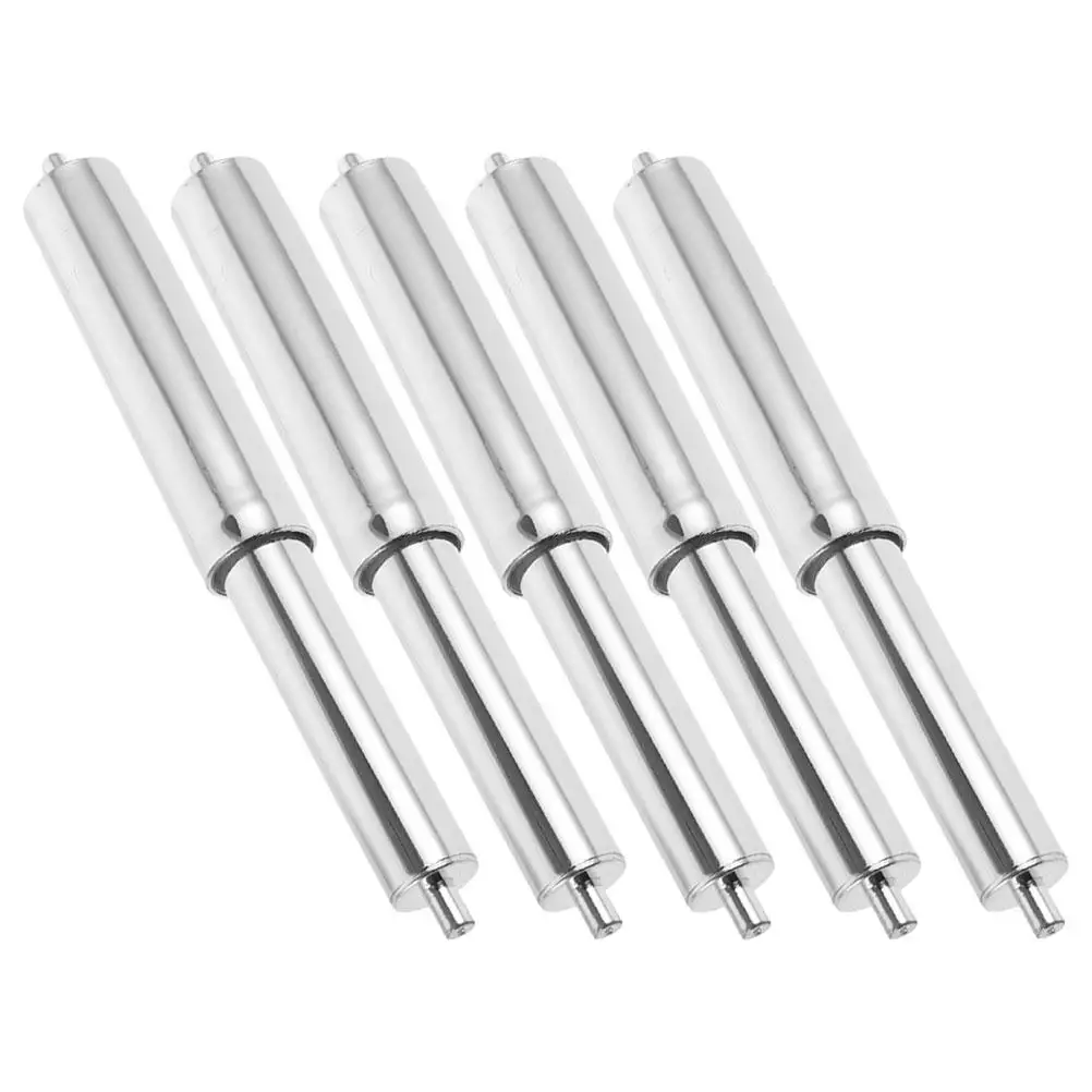 

5 Pcs Toilet Paper Holder Accessories Spring Loaded Replacement Rollers Bathroom Tissue Holder Chrome Finish Plastic