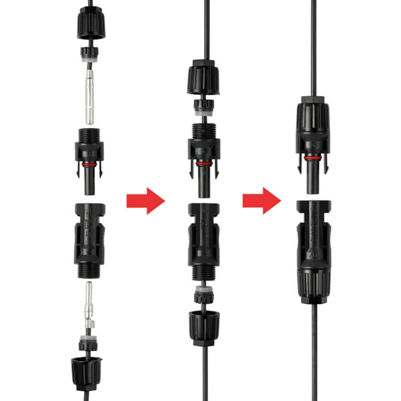 Imagem -04 - Solar Crimp Tool Kit Chave Chave Conector pv Crimper Wire Stripper Crimping Cutters Alicates Conjunto de Ferramentas 12 Pares