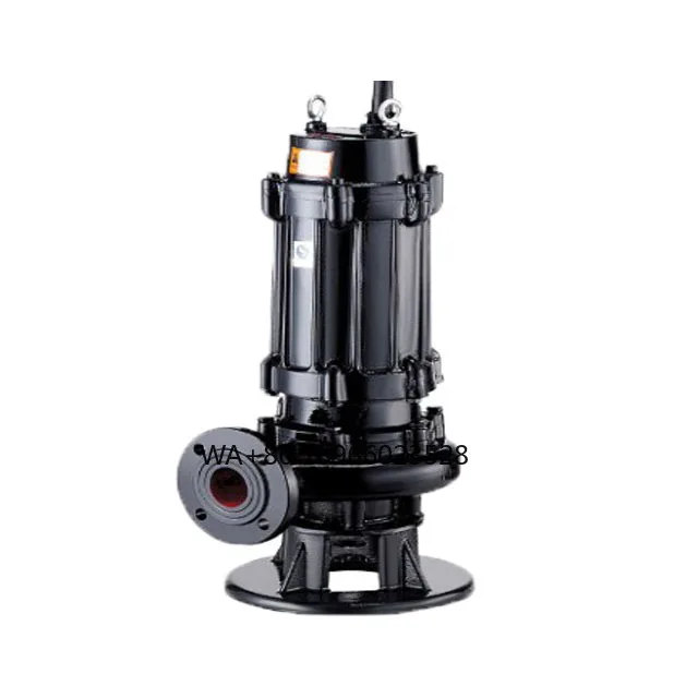 Water Submersible Sewage Pump with Cutter 220v Cast Iron Electric 2 Inch 50mm Diameter Mechanical Seal Odm Steel High Efficiency