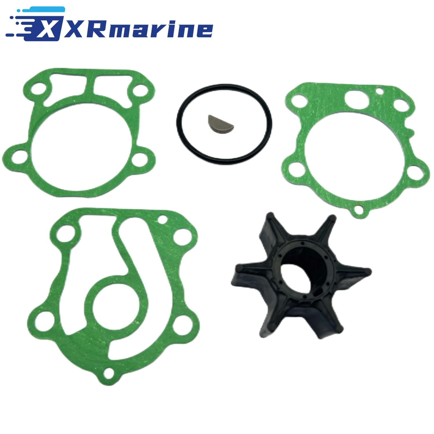 Water Pump Replacement Kit with Impeller Key Gaskets O-Ring for Yamaha Outboard Engine 75HP 80HP 90HP 100HP 67F-44352-00