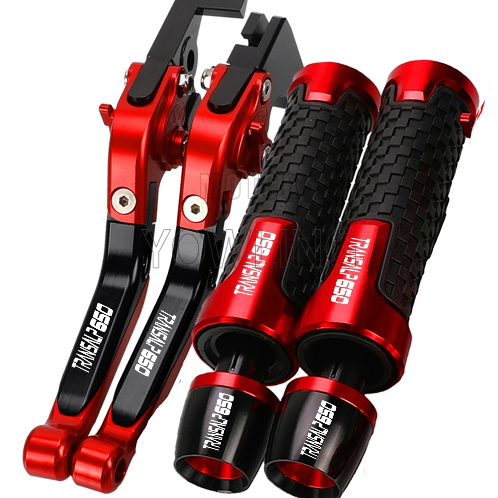 

Brake Clutch Levers Handlebar grips End For honda TRANSALP 650 xl650 2001 2002 2003 2004 2005 2006 2007 Motorcycle Adjustable