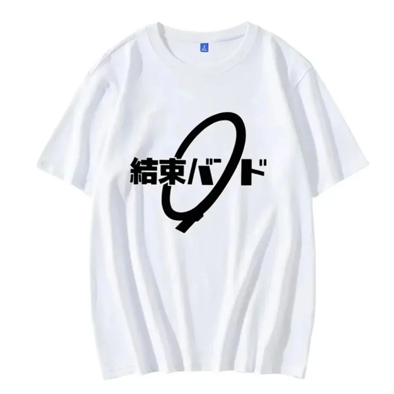 BOCCHI THE ROCK t shirt women's Hitori Gotoh Ljichi Nijika Cotton Casual Short sleeve men T-unisex summer Tee top girl shi