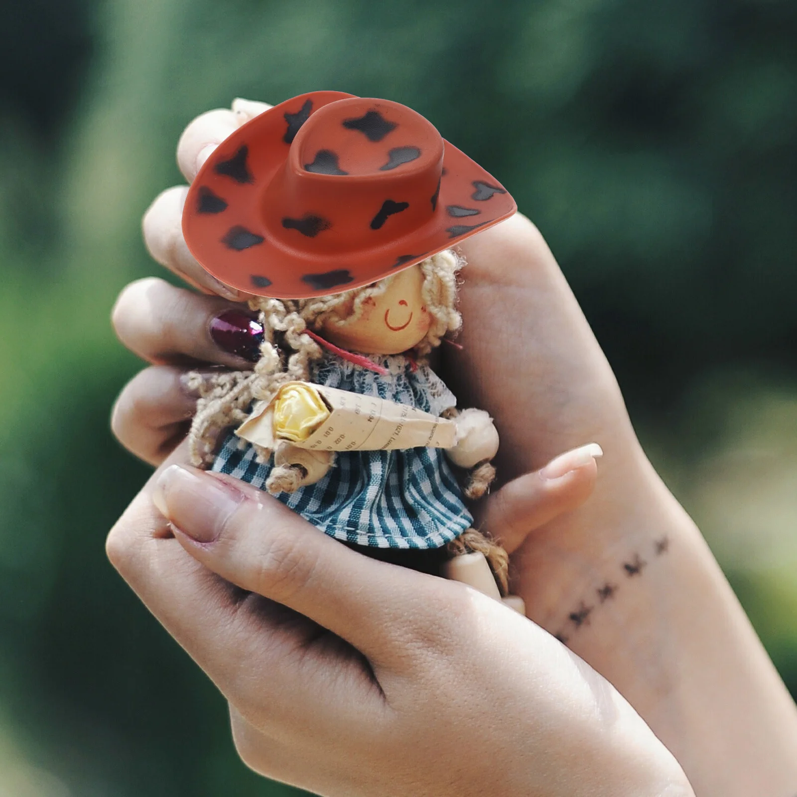 Chapeaux de Cowboy miniatures, 10 pièces, Mini chapeau de Cowgirl occidental, décor pour bricolage, fournitures de fête, petit chapeau, ornement, Mini chapeaux pour l'artisanat