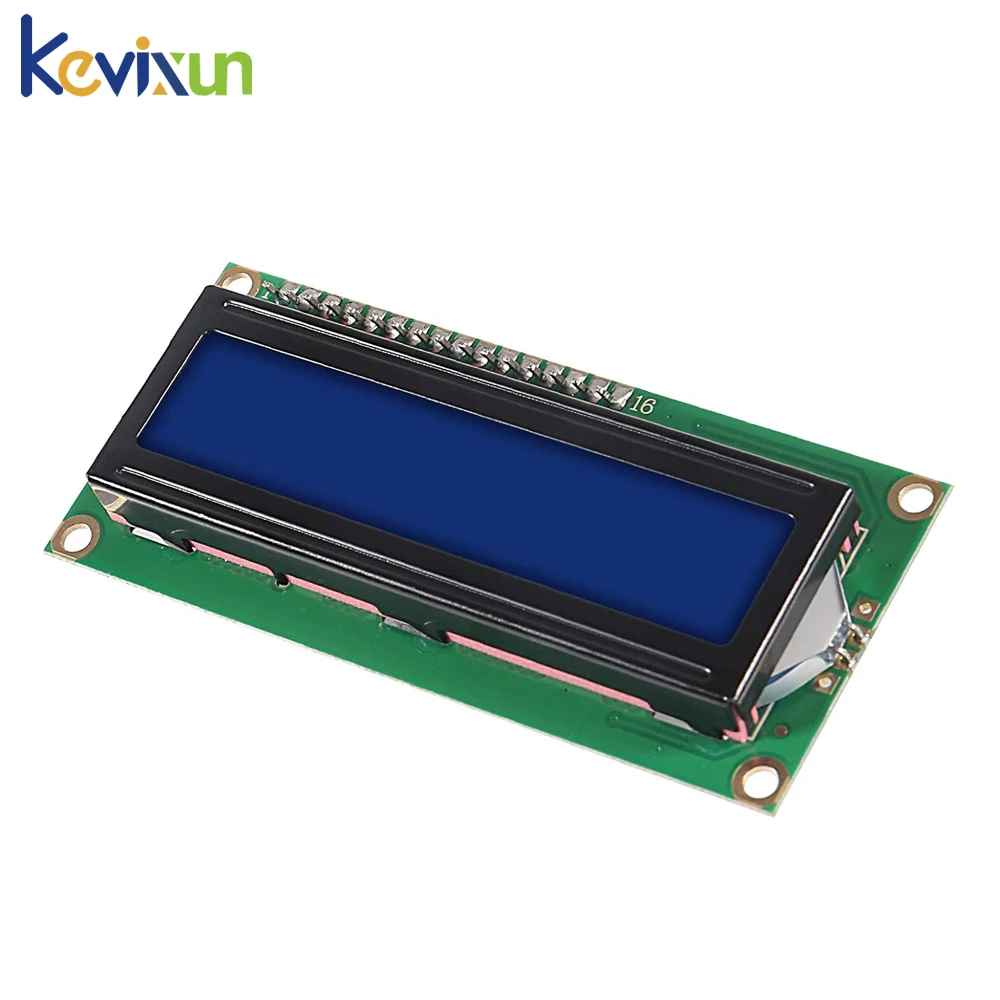 LCD1602 1602 وحدة LCD شاشة زرقاء/أصفر أخضر 16x2 حرف شاشة الكريستال السائل PCF8574T PCF8574 IIC I2C واجهة 5 فولت لاردوينو