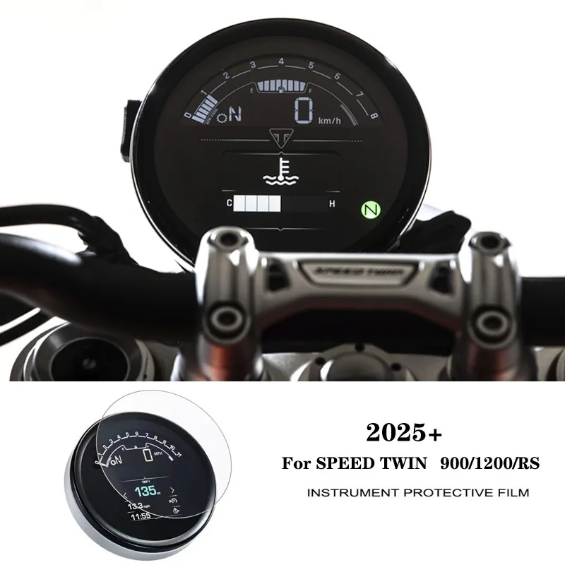 For Speed Twin 900 Speed Twin 1200/RS 2025 Motorcycle Protection Instrument Film Accessories Scratch Cluster Screen Dashboard