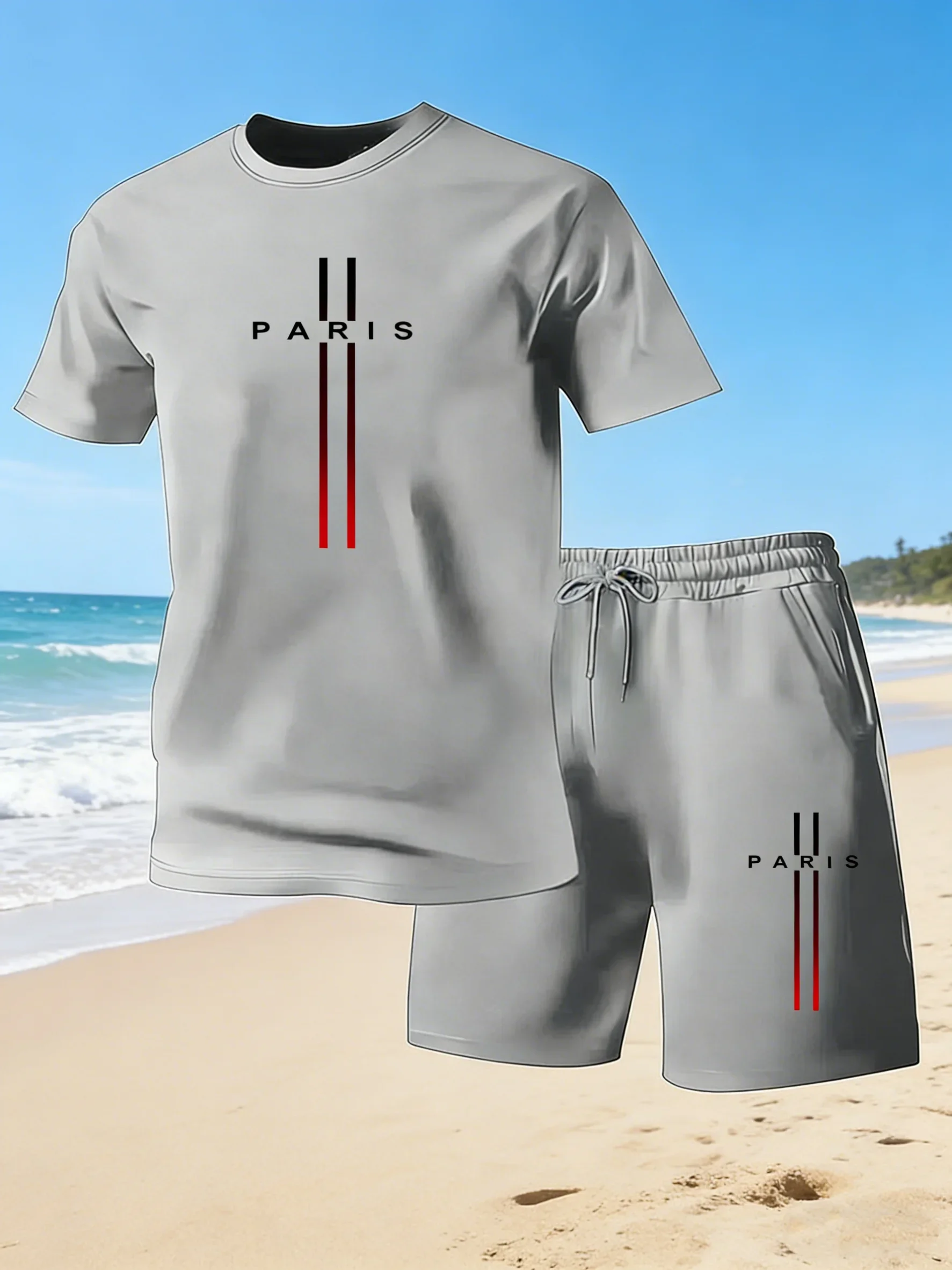 2026 New Men's Short Sleeve Cotton T-Shirt round Neck Printed Summer Fashion Streetwear Hip Hop Loose Fit Casual Shirt